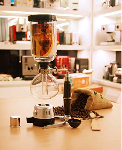 Vintage Japanese Style 3 cups Siphon glass vacuum brew espresso machine
