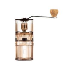 Hand Coffee Grinder Mini Transparent With Adjustable Conical Ceramic Burr