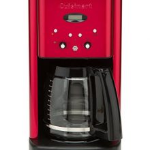 Cuisinart Brew Central Programmable Coffeemaker Auto Shut-Off 12 Cup Metallic Red
