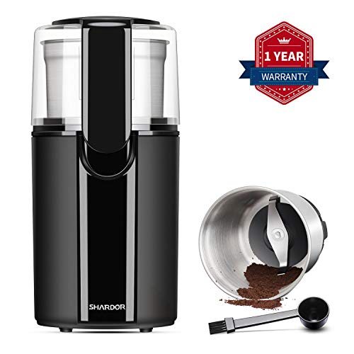 SHARDOR Coffee Grinder Electric, Removable Stainless Steel Bowl