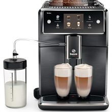 Saeco Xelsis SM7684/04 Super Automatic Espresso Machine, Titanium Metal Front