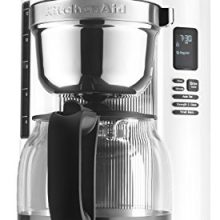 KitchenAid 12-Cup Coffee Maker with One Touch Brewing - White