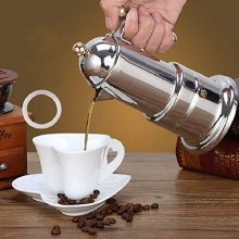 Espresso Coffee Latte Maker Percolator Stove Top Pot - 4 Cup