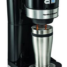 Hamilton Beach Coffee Maker, Grind and Brew Single Serve, Black