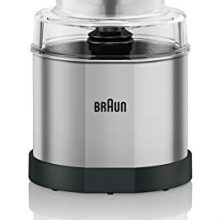 Braun MQ60 MultiQuick Hand Blender Attachment Coffee and Spice Grinder 1.5-Cup Stainless Steel