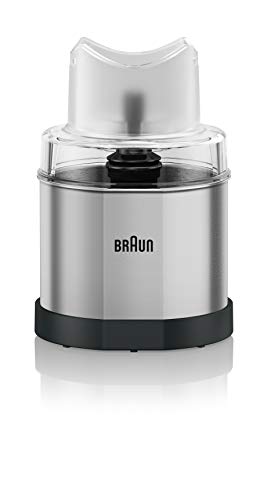 Braun MQ60 MultiQuick Hand Blender Attachment Coffee and Spice Grinder 1.5-Cup Stainless Steel