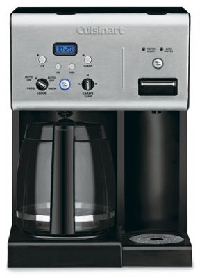 Cuisinart Programmable Coffeemaker Digital 12 Cup Stainless Steel Charcoal Water Filter 56 Oz.