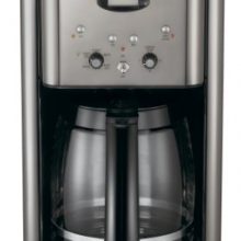 Cuisinart Brew Central 12-Cup Programmable Coffeemaker, Black Chrome