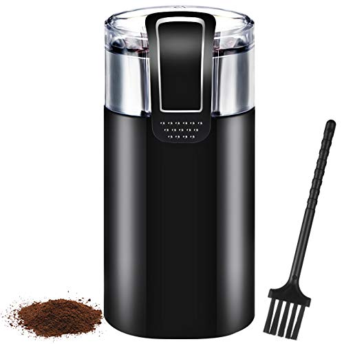 Electric Coffee Bean Grinder with Noiseless Motor