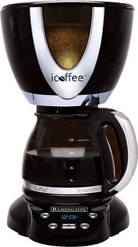 iCoffee RCB100 12 Cup Coffee Maker With Steam Brew Technology, Black