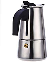 Stainless Steel Stovetop Coffee Maker Moka Espresso Latte (9 Cups 450ML)