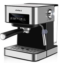Coffee Makers Machine with Mike Frother and 15 Bar Pump 850W Stainless Steel