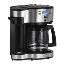 Hamilton Beach Single Serve Coffee Maker and Coffee Pot Maker, Programmable