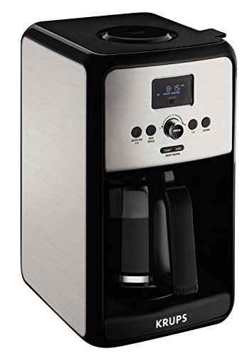 Coffee Machine with Stainless Steel Body, 12 Cup Coffee Maker