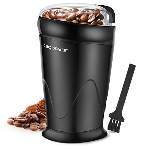 AIGOSTAR Coco- Electric Grain, Spice and Coffee Bean Grinder