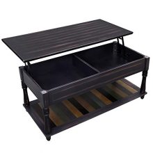 VASAGLE Lift-Top Coffee Table with Hidden Storage