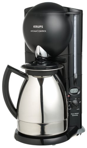 Krups 229-45 Aroma Control 10-Cup Coffeemaker with Thermal Carafe