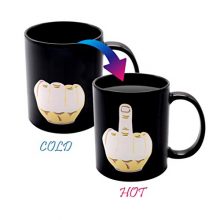 Add Coffee or Tea and The Middle Finger Appear