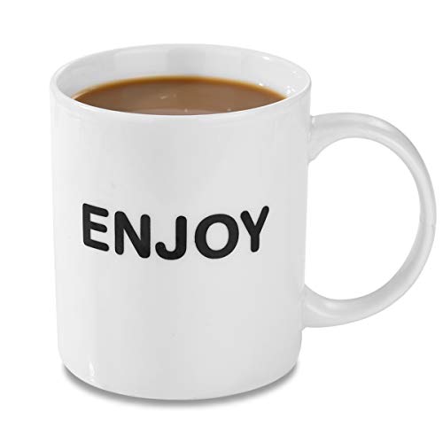 Funny Coffee Mug: Enjoy, Unique Ceramic