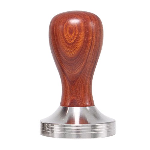 Base Coffee Tamper w/Wooden Handle, 49/51/58mm