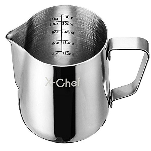 X-Chef Frothing Pitcher Stainless Steel Milk Pitcher