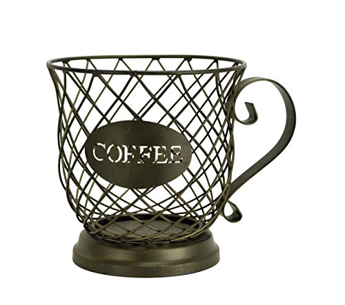 Coffee Mug Storage Basket by Boston Warehouse