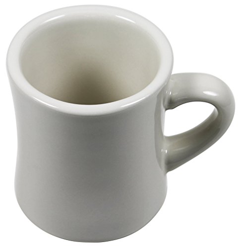 Serami Original 11oz Cream Diner Coffee Mug Set - Ceramic Mugs