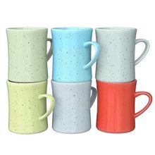 Ceramic Vintage Coffee Mugs - Set of 6