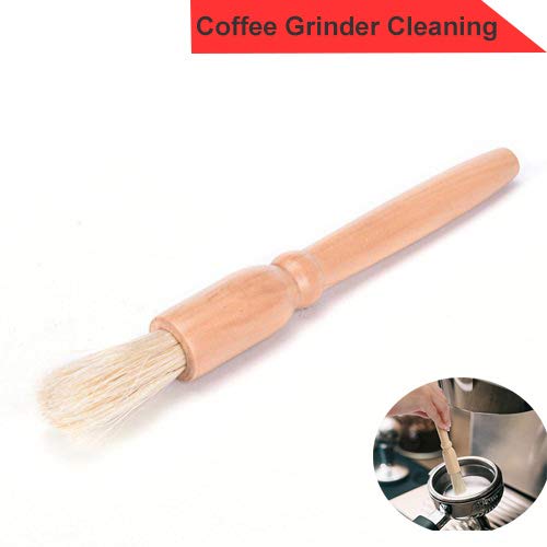 Cleaning Brush + Coffee Brush Wood Handle & Natural Bristles