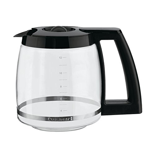 Cuisinart DCC-1200PRC 12-Cup Replacement Glass Carafe, Black