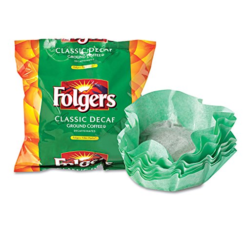 Folgers Filter Packs Classic Decaf Ground Coffee, 40 Filter Packs