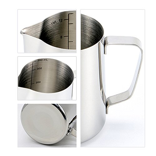18/8 Stainless Steel Milk Steaming Pitcher SALE Coffee Accessories Shop ...