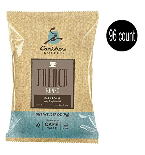 Caribou Coffee Regular French Roast One-Cup Coffee Filter Packs