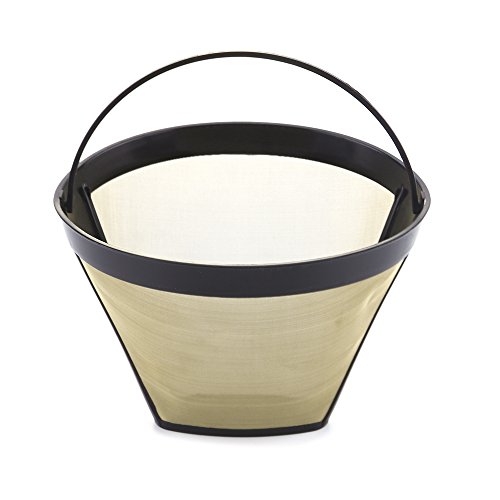 Reusable Coffee Maker Filter Cone Baskets Gold