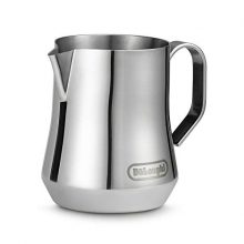 De'Longhi DLSC060 Milk Frothing Jug, 12 oz, Stainless Steel