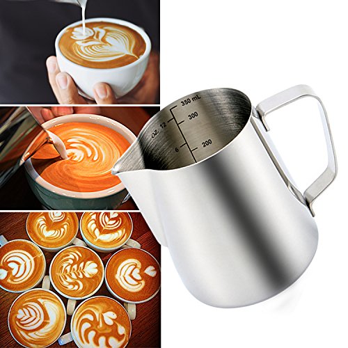 18/8 Stainless Steel Milk Steaming Pitcher