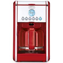 BELLA LINEA Collection 12 Cup Programmable Coffee Maker, Color Red