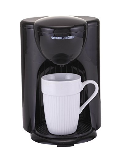 Black & Decker DCM25 1 Cup Coffee Maker, Black, 220V