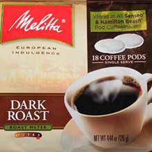 Melitta Coffee Pods for Senseo & Hamilton Beach Pod Brewers, Dark Roast