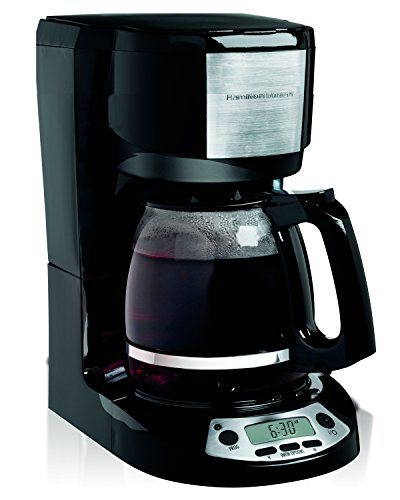 Hamilton Beach 12 Cup Programmable Coffee Maker Black