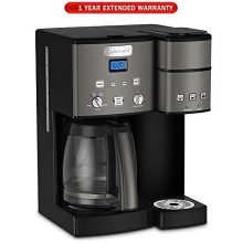 Cuisinart SS-15 12-Cup Coffee Maker and Single-Serve Brewer in Black Stainless