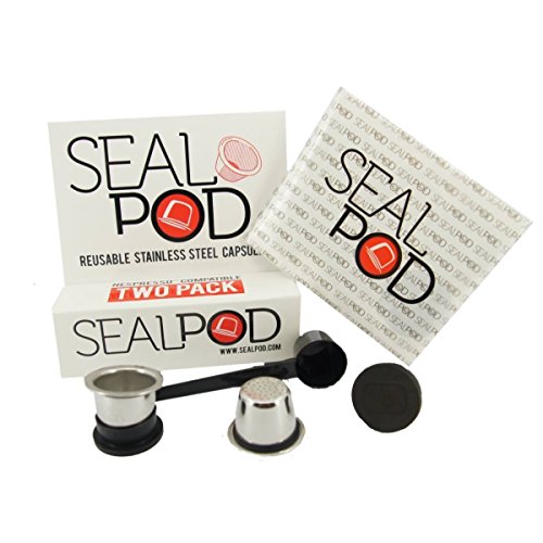 Sealpod Stainless Steel Refillable Pods for Nespresso