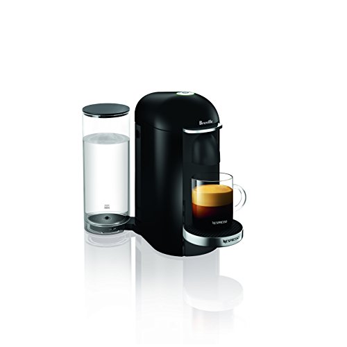 Nespresso VertuoPlus Deluxe Coffee and Espresso Machine by Breville, Black