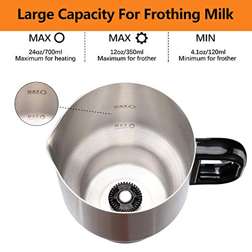 Revelux Milk Frother- 24oz Large Milk Frother Electric SALE Coffee ...