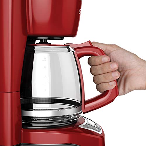 RED Black And Decker 12-Cup Programmable Coffeemaker Offer