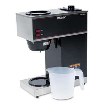 Bunn-O-Matic Pour-O-Matic Model VPR Coffee Brewer, Stainless Steel/Black
