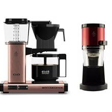 Moccamaster KBG Glass Carafe Brewer Bundle with KM4 TT Grinder