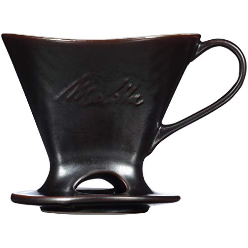 Melitta Signature Series 1-Cup Pour-Over Coffeemaker - Porcelain, Matte Black