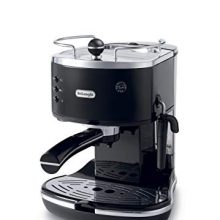 DeLonghi 15-Bar-Pump Espresso Machine, Piano Black
