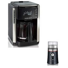 Hamilton Beach 12 Cup Coffee Maker & Custom Grind Electric Bean Blade Grinder